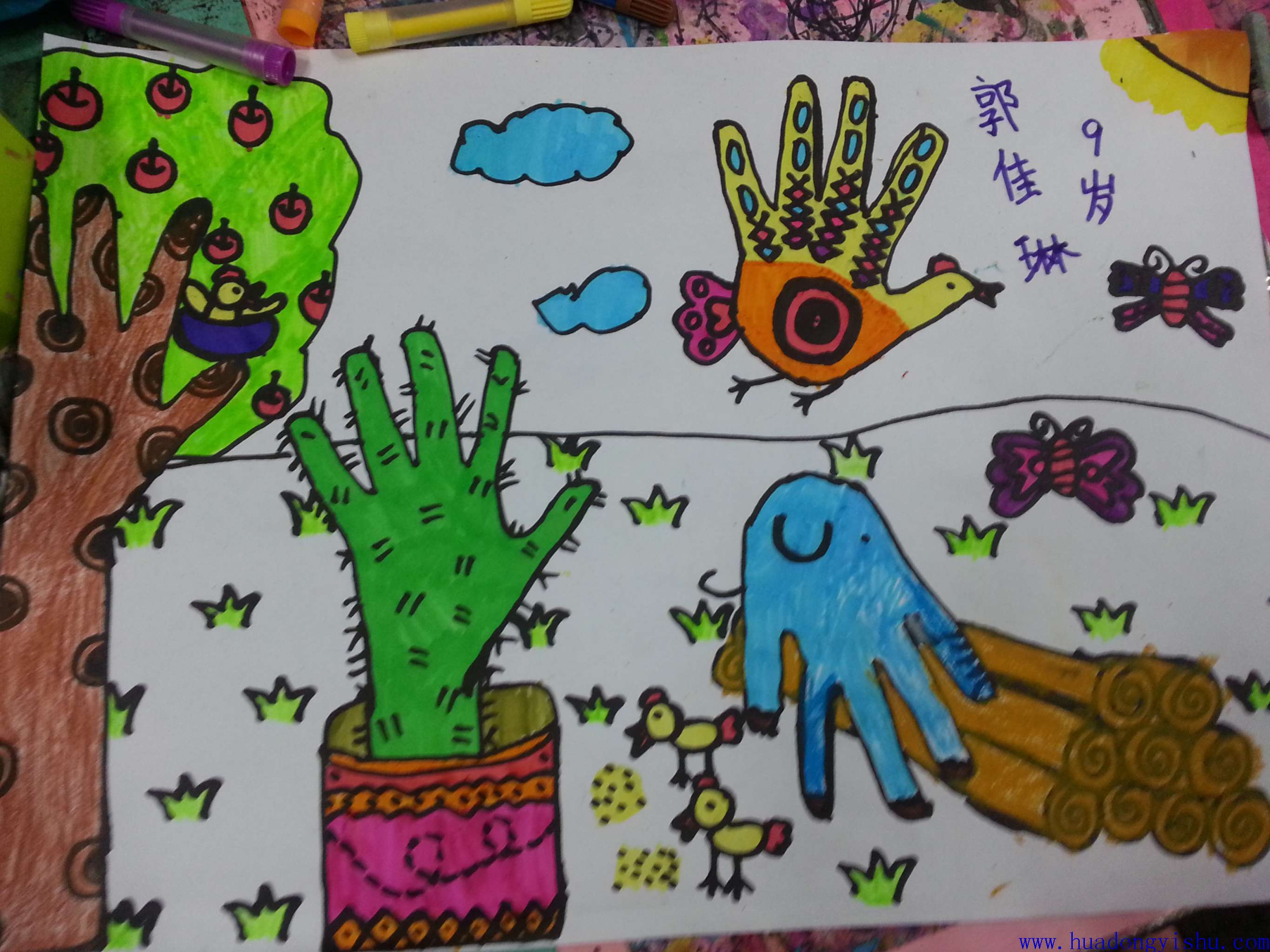 儿童美术创意画图片大全_儿童美术创意画图片